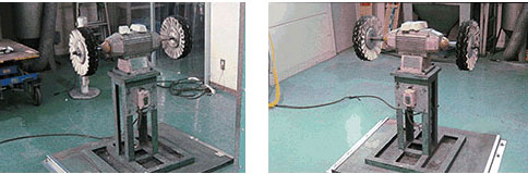 溶接後の コゲ取り 作業